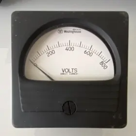409c532a26 Westinghouse Panel Meter Dc Volts 0-800v Direct Current Voltage Measurement