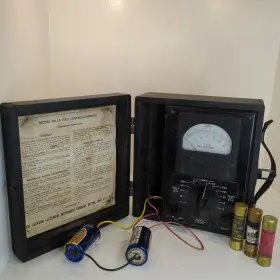 665-j-2 Westinghouse Vintage Ohm Volt Milliammeter Jackson Electrical Untested