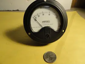 Sty-35038-4 Westinghouse Is-159 Amperes Ac Meter Signal Corps Type Na-35