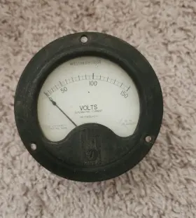 Mr35 Westinghouse Vintage 0-150 Volts Gauge