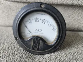 Nx-35 Westinghouse Mx-35 Vintage Direct Current 0-500 Volts Panel Meter Gauge Tested