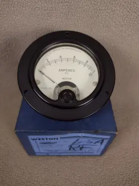 301-ma Weston Vintage Panel Gauge Ampers Meter Dc Model 301 Ma 0-10 Amps #2 301-ma Weston Vintage Panel Gauge Ampers Meter Dc Model 301 Ma 0-10 Amps #2