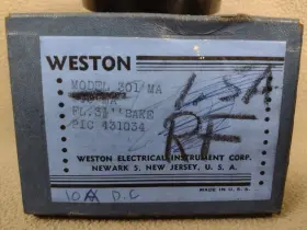 301-ma Weston Vintage Panel Gauge Ampers Meter Dc Model 301 Ma 0-10 Amps #3 301-ma Weston Vintage Panel Gauge Ampers Meter Dc Model 301 Ma 0-10 Amps #3