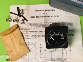 40pi-840 Weston Gauge 0-500 Degree Type 40pi Model 840 Nos Nib With Instructions And Screws 40pi-840 Weston Gauge 0-500 Degree Type 40pi Model 840 Nos Nib With Instructions And Screws