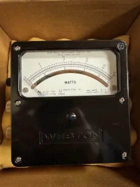 432-9912015 Weston Model 432 Watts Meter Dc Cat Of8 #3