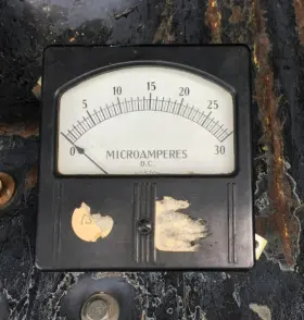 4691 Weston Vintage Dc Microamperes Meter Model