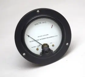 476-vm Weston Nos Vintage Electric Model 476 Vm Ac Volts Panel Meter
