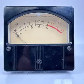 862-n4 Weston Vintage Original Electric 862 N4 Illuminated Audio Vu Panel Meter