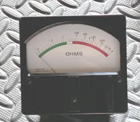 961-57 Weston P/n Ohms Meter 961-57 Weston P/n Ohms Meter