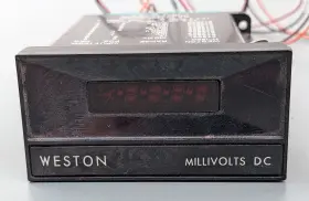 M-1220 Weston Millivolts Dc Panel Meter - Vtg Led Digits As-is #2 M-1220 Weston Millivolts Dc Panel Meter - Vtg Led Digits As-is #2