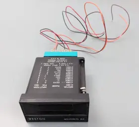 M-1220 Weston Millivolts Dc Panel Meter - Vtg Led Digits As-is M-1220 Weston Millivolts Dc Panel Meter - Vtg Led Digits As-is