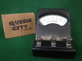 3031p Wm Welch Vintage Dc Amperes Metter/ammeter 0-3.0/30 A 1940s Bakelite