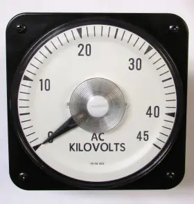 103021pzxu7mww Yokogawa 103021pzxu7p 0-45 Ac Kilovolts Ab40 Panel Meter 150 Vac