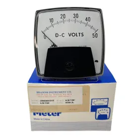 2500320ntnt Yokogawa Branom Instrument Co. Gauge Panel Meter 0-50 Vdc New