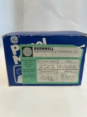 250300mtmt Yokogawa Yew 0-10 Amps Dc Panel Meter Nos