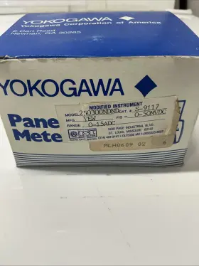 Yokogawa 250300ndnd Panel Meter 0-15adc 0-50mvdc Modified. Z-469