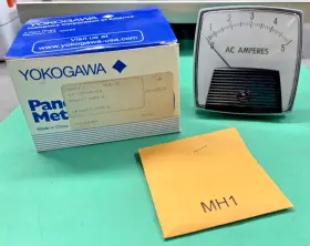250340lsls Yokogawa New Panel Meter Full Scale 0-5 Ac Amperes Free Shipping 250340lsls Yokogawa New Panel Meter Full Scale 0-5 Ac Amperes Free Shipping