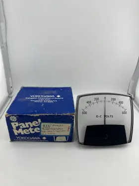 2504215jsj Yokogawa 2504215jj Dc Voltmeter Panel Meter Ye/2504215jsj 600v Analog Gauge Used
