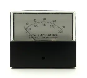 251240lspz7jca Yokogawa 302-1684 Ac Current/amperage Panel Meter 0-300a 2 3/16 Inch #3