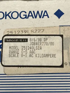 251240lsza Yokogawa Panel Meter