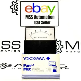 251340ndnd Yokogawa Panel Meter M-24962 Ac Ammeter 0204 0-15 A-c Amperes 40/70hz