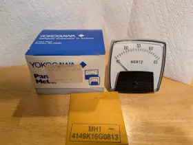 254350ajaj9mod Yokogawa Frequency Panel Meter Rtg 120v 45-65hz. Nos 254350ajaj9mod Yokogawa Frequency Panel Meter Rtg 120v 45-65hz. Nos