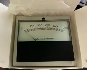 260324ecsm9 Yokogawa - 0-750 Dc Amps Panel Meter Surface Mt 3 1/2 Inch 260324ecsm9 Yokogawa - 0-750 Dc Amps Panel Meter Surface Mt 3 1/2 Inch