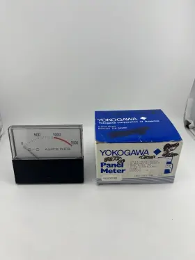612232-a Yokogawa Dc Ammeter Panel Meter 0-1500a 50mv Shunt Required Used