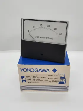 G12232-y Yokogawa Dc Volt Panel Meter 0/50dc Amperes 50mvdc Type 251-3