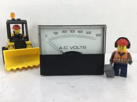 R2s-avv-600-b2-u Yokogawa R2s-avv-600-b2- - 0-600 Ac Volts Panel Meter 16-11-020006 Nos