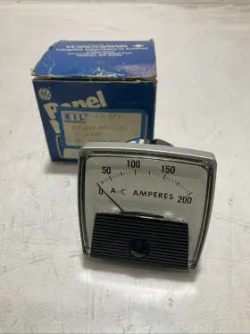 Ye-250240lsrl Yokogawa A-c Amperes Dial Panel Meter Z2m