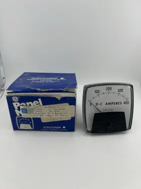 Ye1250-3 Yokogawa Ge Panel Meter Dc Ammeter 400a External Shunt Nos With Box