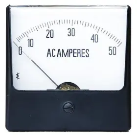 12g386 Zoro Select Analog Panel Meter Ac Current 0-50 A