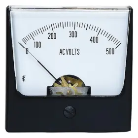 12g411 Zoro Select Analog Panel Meter Ac Voltage 0-500 V