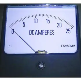 12g420 Zoro Select Analog Panel Meter Dc Current 0-25 A