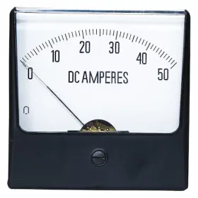 12g422 Zoro Select Analog Panel Meter Dc Current 0-50 A