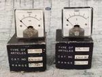 Calrad CMO-38-2 0-200 Ma Panel Meter & CMO-38-4 0-10 Amp Vintage Untested. Fixed Price $22.99.