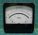 Qvs Inc. Multi Scale Meter, Rms Volts (0-1)(0-3) Decib. (-10-1) 6625-00-649-7097. Fixed Price $73.00.