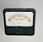 Vintage Simpson Model 29 Microamperes 0-100 Dc Volts Panel Meter Gauge. Fixed Price $59.99.