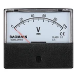 Baomain Voltmeter DH-670 Dc 0-100V Rectangular Class 2.0 Analog Panel Black. Fixed Price $14.05.