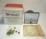Triplett Model 220-G 0-50 Dc Microamperes 2.75" X 2.375" Panel Meter Nos. Fixed Price $20.00.