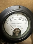 Simpson 44598 Strokes Minute Meter 0-400 Steam Punk Gauge 25R Pioneer. Fixed Price $69.99.