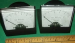 (2) Simpson 5-VOLT Analog Meters Clean! Working! (27447, 49, OC/A085-21). Fixed Price $44.99.