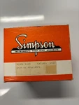 Simpson 1329 Panel Meter 0-25 Milliamperes Dc Cat. No. 6530. Fixed Price $42.99.