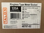 New Siemens 48707-02 Phase 320A Continuous 600V Ringless Meter Socket. Fixed Price $945.00.