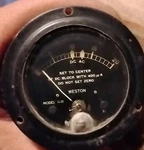 Vintage Weston Electric Gauge Model 1021 Ac Dc Mks 14161 Rare Early. Fixed Price $99.99.