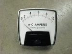 Ge 0-10AC Ampere Panel Meter 50-162141MTMT2. Fixed Price $24.50.