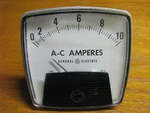 Ge 0-10AC Amper Panel Meter 50-162141MTMT2. Fixed Price $22.00.