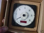 Crompton 30 Vdc Panel Gauge 077-DIVA-NLNL-PQ 120 Volt Ac Switchboard Meter. Fixed Price $225.00.