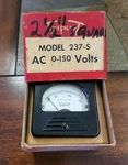 Nos Triplet Model 237-S Ac 0-150 Meter. Fixed Price $65.00.